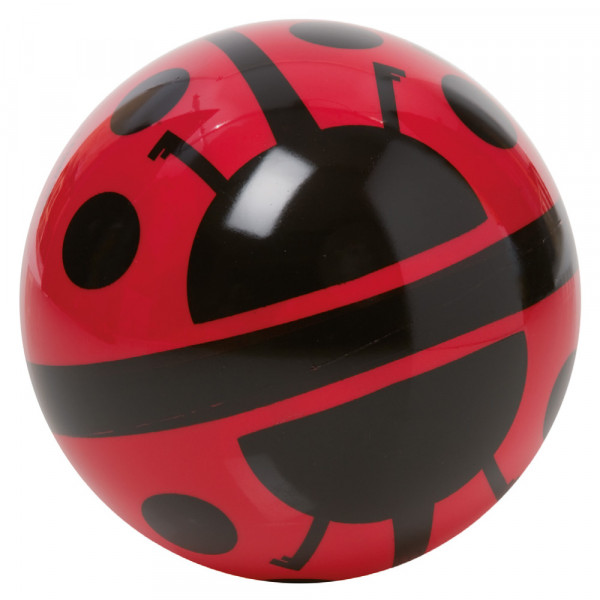 Buntball Käfer 7", Ø ca. 18 cm, rot-schwarz