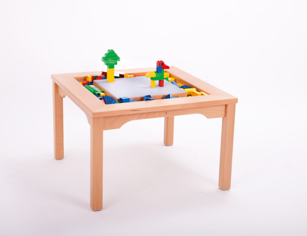 Spieltisch für LEGO® und DUPLO®, inkl. Steine