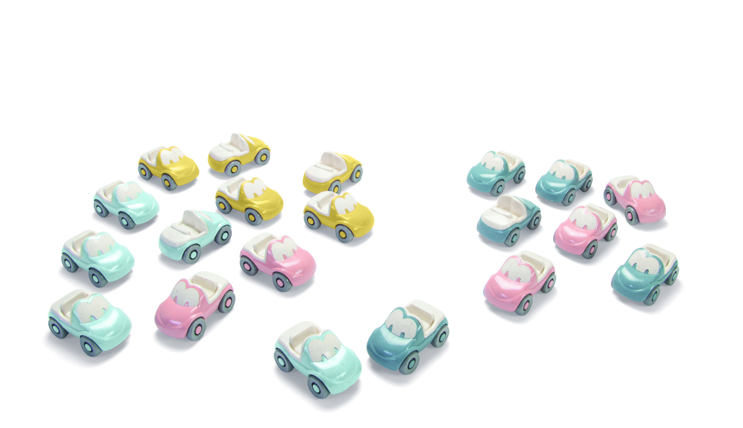2er Set Dantoy tiny BIO-Funcars Autos Cars 